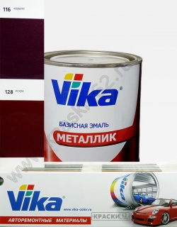 128 Искра VIKA металлик базисная эмаль