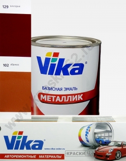 102 Абрикос VIKA металлик базисная эмаль